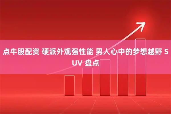 点牛股配资 硬派外观强性能 男人心中的梦想越野 SUV 盘点